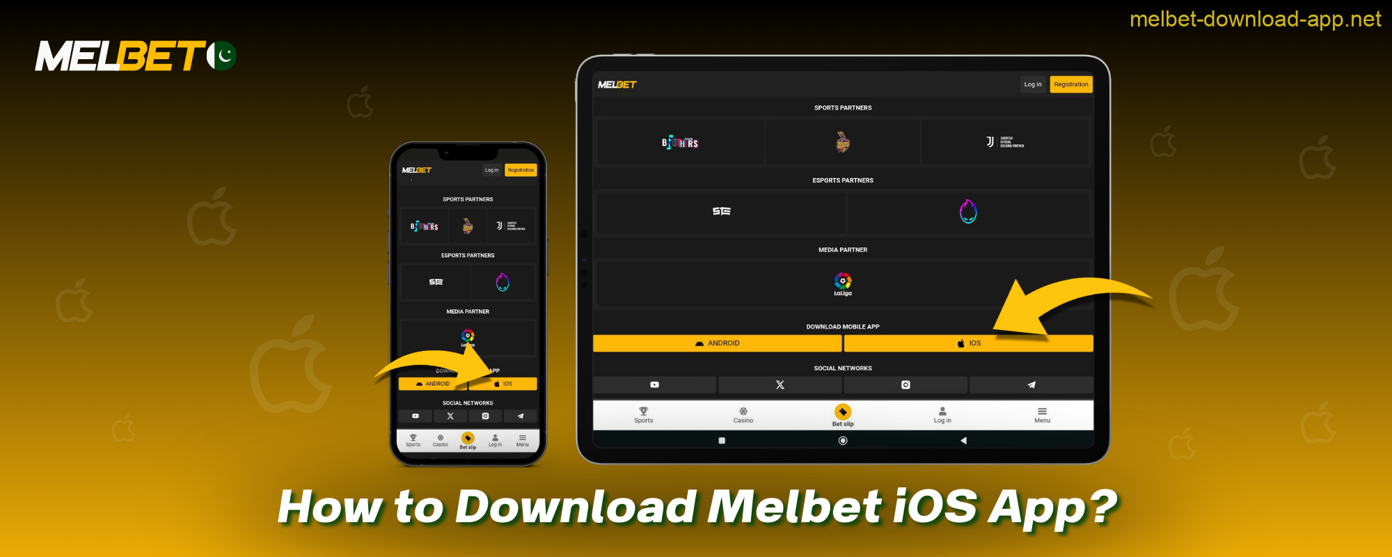 For users from Pakistan, you can download the Melbet app for iOS