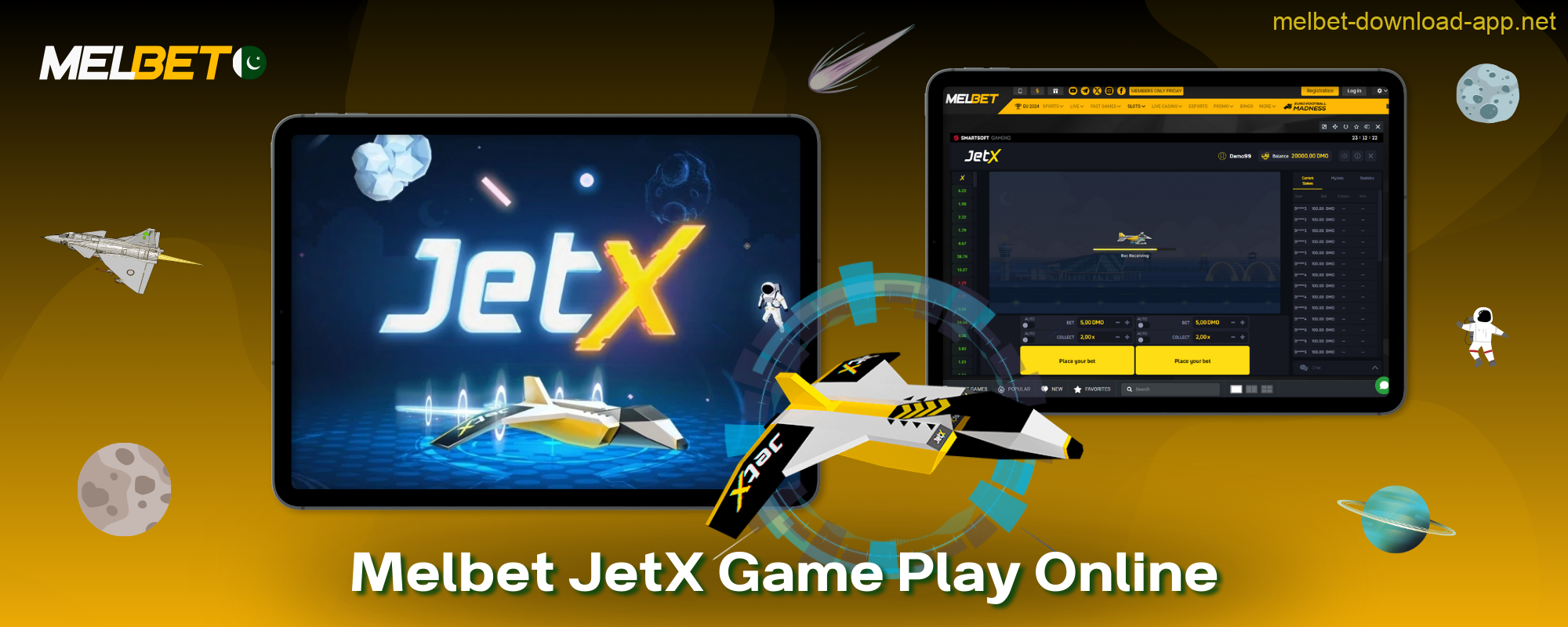 Melbet JetX stands out as one of the top casino games among players from Pakistan, offering quick betting and the opportunity for rapid winnings